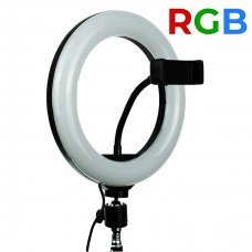 Лампа кольцевая RGB d8 (110 диодов) 20 см
